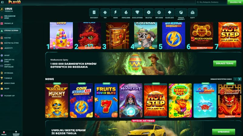 Playio — nowoczesne kasyno online